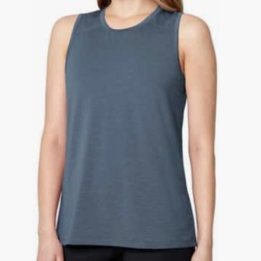 Mondetta Blue Active Tank Top Moisture Wicking Yoga Gym Athleisure  size L NWOT